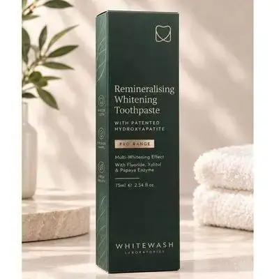 Remineralising Whitening Toothpast With Patented Hydroxy Patite (PRO RANGE) (WHITE WASH)