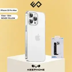 KEEPHONE Ultra Slim Crystal Clear Case - iPhone 15 Pro Max