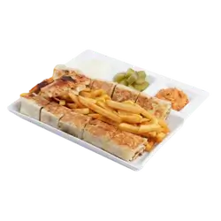 Fries With Chicken Shawarma Dish