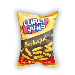 Curly BBQ Chips 35g