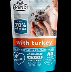 Wet Food for Cats With Turkey Flavor
