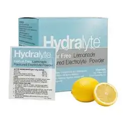 Hydralyte Lemonade Electrolyte powder 10 sachets