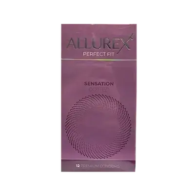 Perfect Fit Sensation Dotted 12 Premium Condoms _ ALLUREX