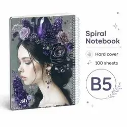 Hardcover Spiral Notebook – B5 | 100 Sheets