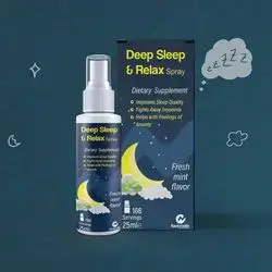 Deep sleep Relax spray fresh mint flavor 166serving 25ml (nutralic)