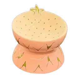 Ceramic Dragon Fruit Pet Bowl