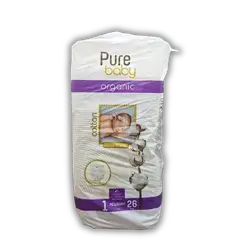 Pure Baby Diapers No. 1, 26 count