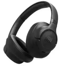 JBL Tune 730BT Wireless Over-Ear Bluetooth Headphones with Pure Bass Sound, 76H Battery Life, Dual Beamforming Mics, Multi-Point Bluetooth 6.0, Foldable & Comfortable – Black (JBLT730BTBLK)