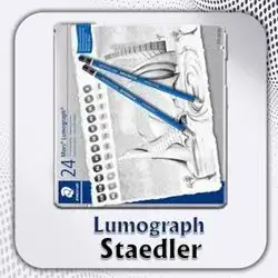 Staedler lumograph pen mars drawing pen 24 pcs