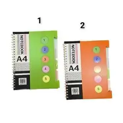 Notebook 5 dividers