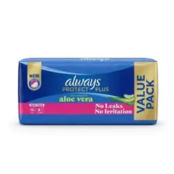 Always with aloe vera Maxi Thick Long 16 pads