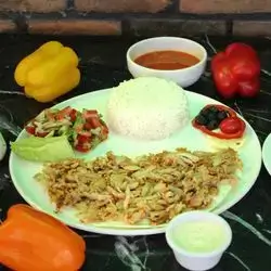 Chicken Gass On Rice