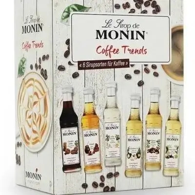 MONIN Mini Coffee Set – 6 x 50ml Syrup Set