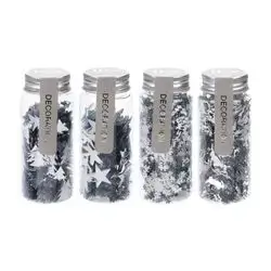 Confettı 40Gr Sılver 4Ass