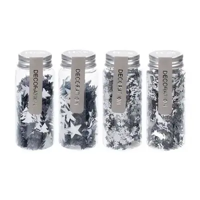Confettı 40Gr Sılver 4Ass