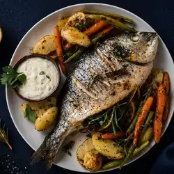 Oven-Baked Sea Bream (500–600 g)