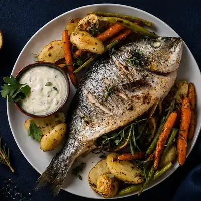 Oven-Baked Sea Bream (500–600 g)