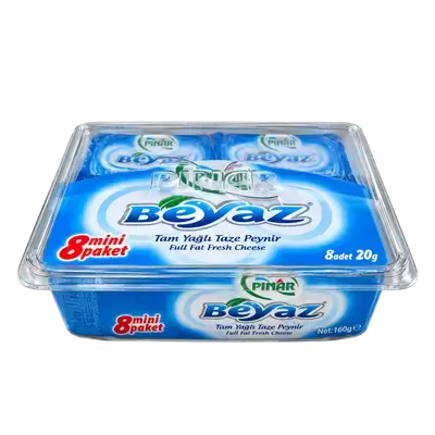 Pinar Fresh White Cheese (8 pieces, 160g)