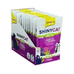 GimCat – Adult (Tuna with Shrimp Broth) 12x70g