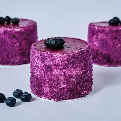 Bluevelvet Cake Slice