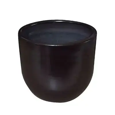 Terracotta Geranium Flower Pot No: 6-Black