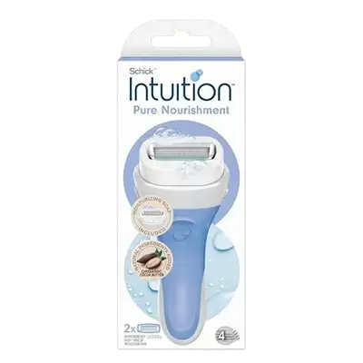Intuition Pure Nourishment Razors for Women 1 Razor +1 Travel Cap _ Schick