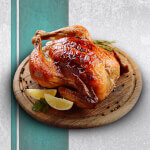 Half Grilled Chicken