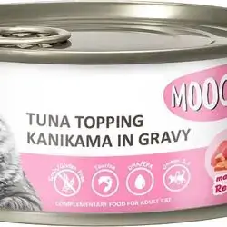 Moochie Tuna Topping & Kanikama in Gravy 85g