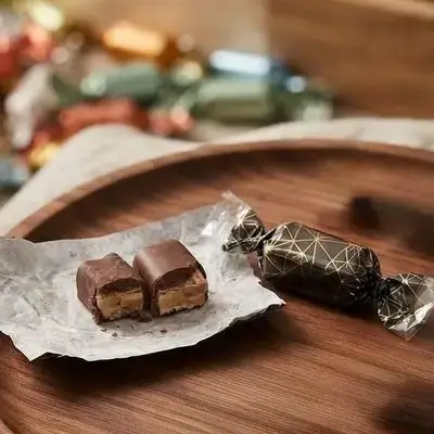 Layered Chocolate Candy - Black Wrapper - Half Kilo