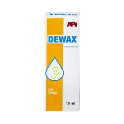 Dewax (Docusate Sodium 0.5%) Ear Drops 10ml _ API