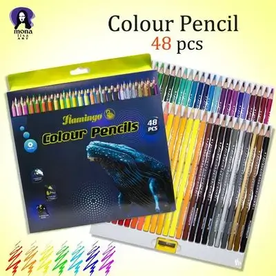 Soft Colour Pencils 48colour-flamingo