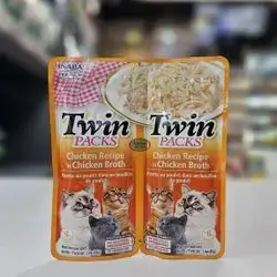 Inaba Twin Packs Chicken Recipe In Chicken Broth 2Pcs 40g