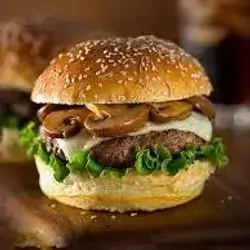 Mushroom Beef Burger