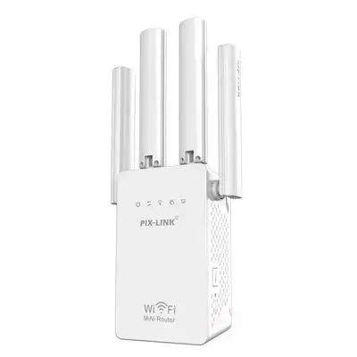 Pix-Link Wireless-N Wi-Fi Repeater, Router, and Access Point (Model LV-WR02EQ)