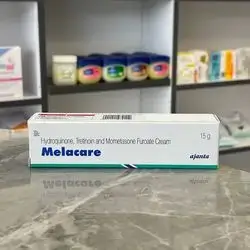 melacare ( hydroquinone , tretinoin , mometasone ) cream 15g