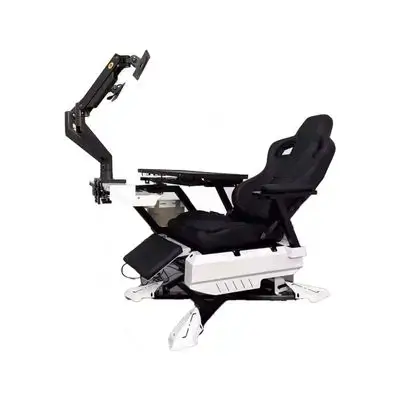 Cluvens Zero-Gravity Computer Workstation & Gaming Cockpit Chair - Black