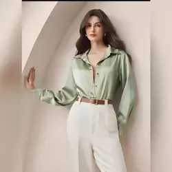 BizChic Women's Spring Summer New Casual Business Everyday Commute Elegant Beach Resort Fall Shirt