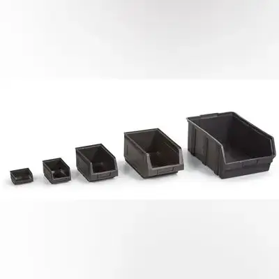 Plastic Storage Bin No:4 Black