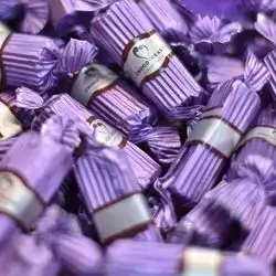 Belgian Chocolate Purple Wrapper