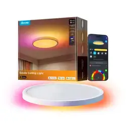 Govee 30cm Smart RGBICWW Circular LED Ceiling Light (H80A1C01)
