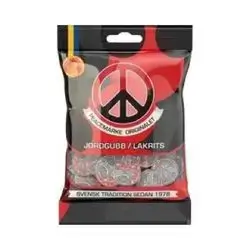 Swedish Peace Candy Strawberry & Liquorice