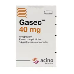 Gasec 40mg omeprazole 14 capsules acino
