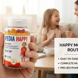 PEDIA HAPPY Gummies Junior (Dietary supplement based on Amino acids and Vitamins) 60 gummies