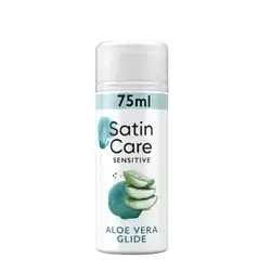 Satin 'Care SENSITIVE ALOE VERA GLIDE جل/كريم حلاقة وإزالة شعر مخصص للبشرة الحساسة