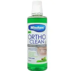 Wisdom Ortho Clean Antibacterial Mouthwash 500ml