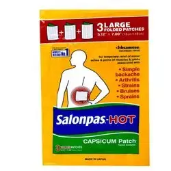 Salonpas-Hot 3 Capsicum Patches