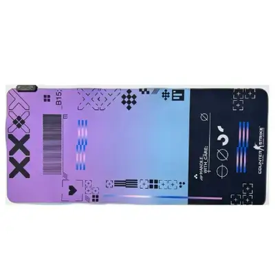 RGB gaming with Counter-Strike branding mouse pad