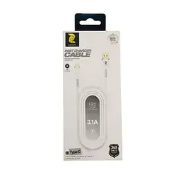 Cable USB-TC Black/White