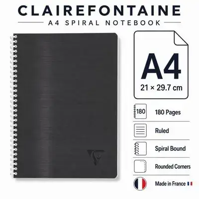 Notebook,french , A4 Size,180 pages.
