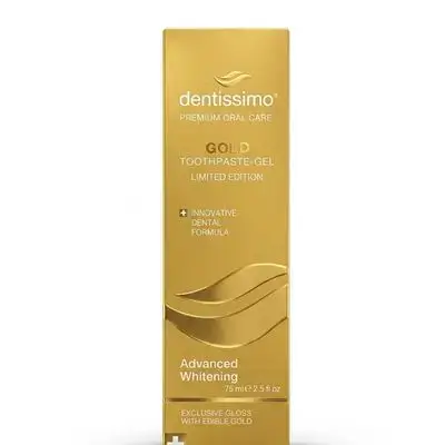 Dentissimo gold advanced whitening toothpaste-gel 75ml